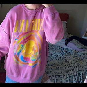 Nirvana Overdyed Smile Sweatshirt